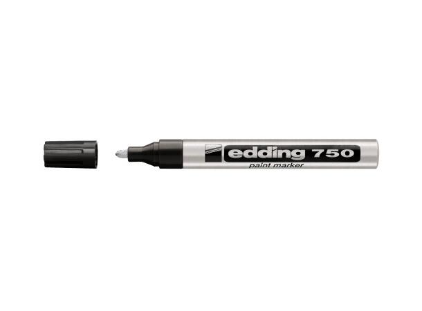 Merkepenn Edding 750 B sølv 